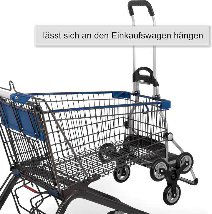 ANDERSEN Einkaufstrolley - Treppensteiger Royal Shopper Tamo anthrazit 51 L Reflektor,Thermo, Alumin