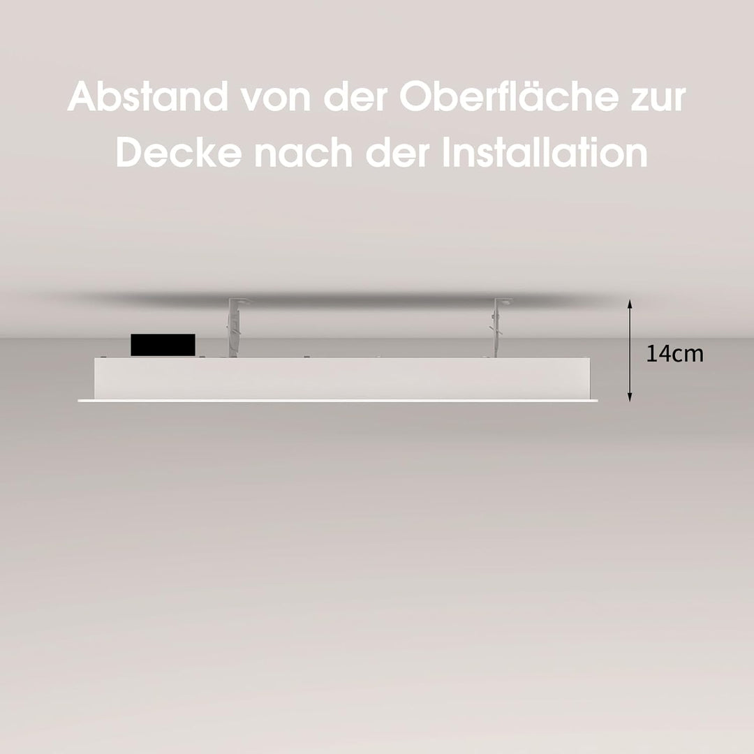 Infrarotheizung Deckenmontage mit Thermostat 1150 Watt, Deckenheizung Infrarot Deckenheizstrahler, A