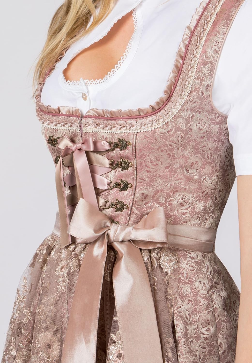 Stockerpoint Damen Noelia Kleid 36 Altrosa, 36 Altrosa