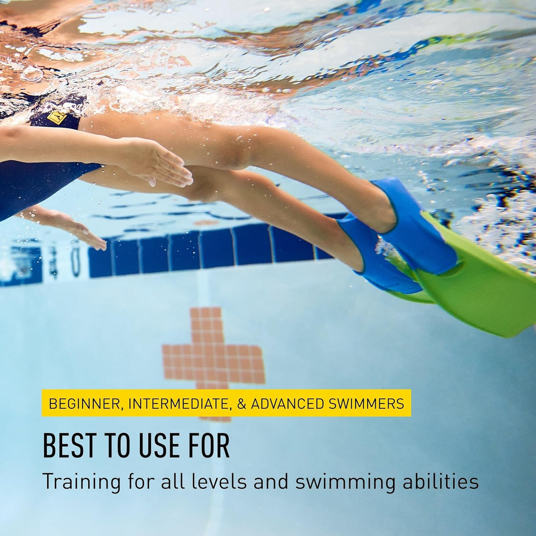 Finis Long Floating Swim - Trainingsflossen für alle Altersgruppen - Verbessert die Kick-Technik und