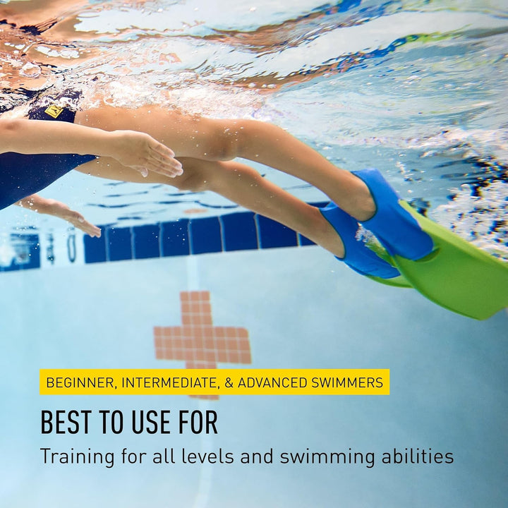 Finis Long Floating Swim - Trainingsflossen für alle Altersgruppen - Verbessert die Kick-Technik und