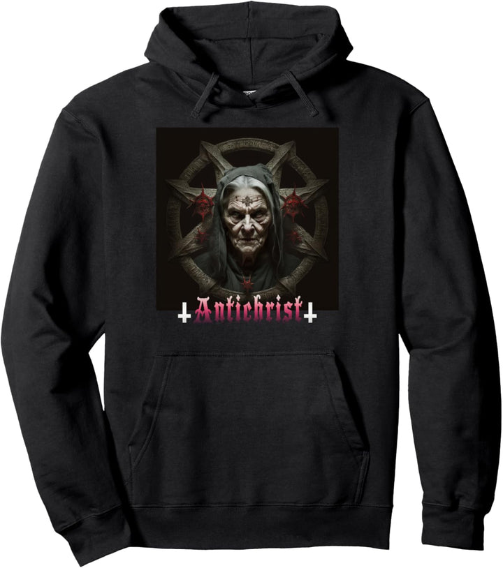 Antichrist, Satan, böse Nonne, Satanist, Gothic, Teufel Pullover Hoodie