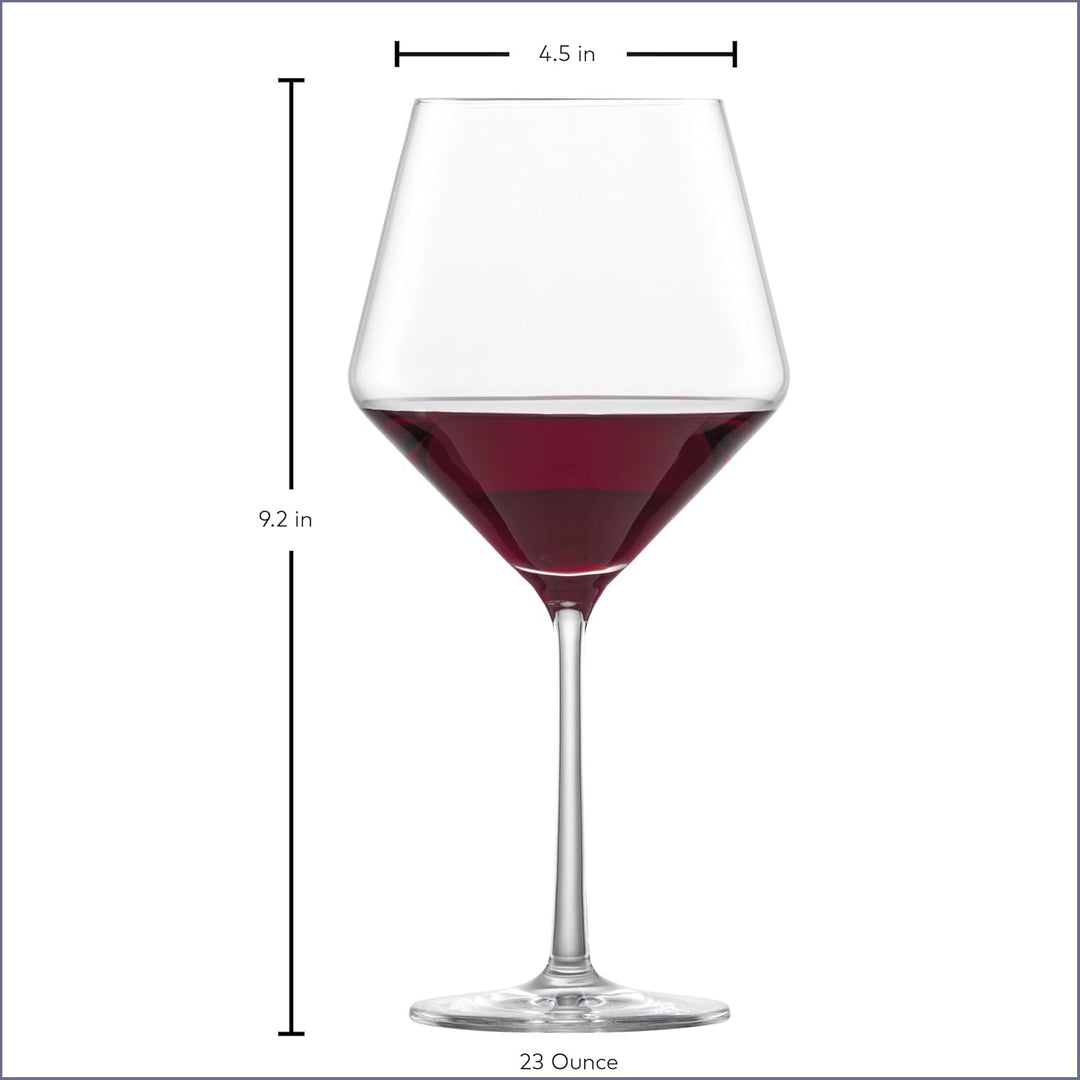 Schott Zwiesel 141104 Pure Bourgogne Goblet, 0.69 L, 6 Stück Single Burgundy goblet, Single Burgundy