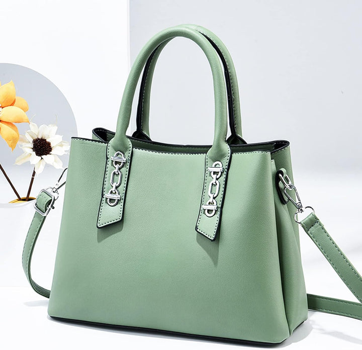 NICOLE & DORIS Henkeltasche Damen Umhängetasche Einfach Elegante Handtasche Stilvolle Schultertasche