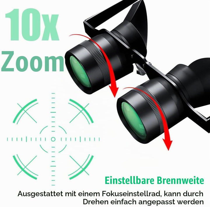 Freihändige Fernglasbrille, Professionelle Angelfernglas, Freisprechbrille zum Angeln, Vogelbeobacht