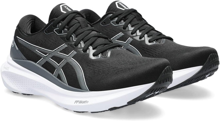 ASICS Kayano 30 Man Running Shoes Blue White 42 EU Schwarzgrau, 42 EU Schwarzgrau