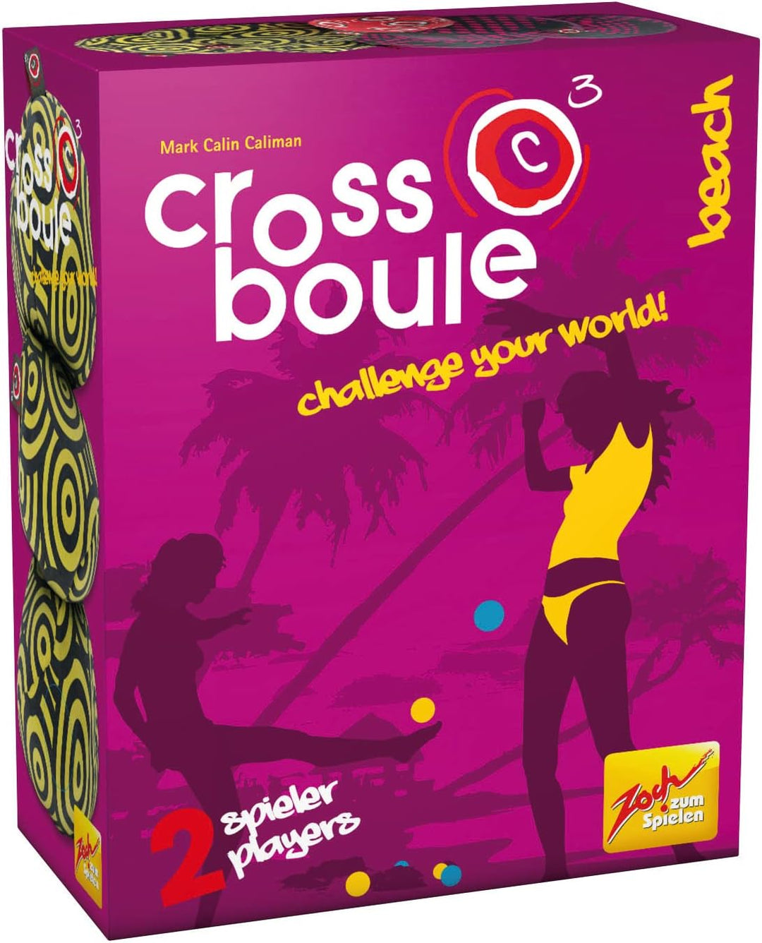 Zoch 601131500 - Crossboule c³ Set Beach - der ultimative Boule Spass mit flexiblen Bällen für drinn