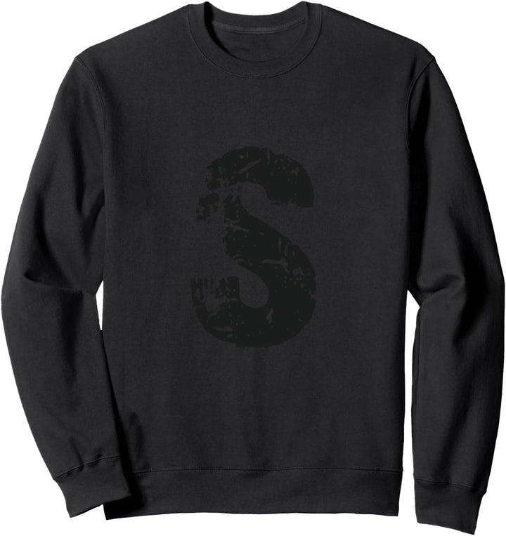 S Buchstabe Sweatshirt