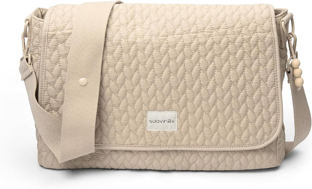 SUAVINEX, Umstandstasche mit Schulterriemen Beige, Beige
