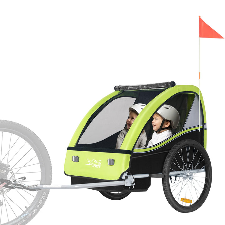 Tiggo VS Kinderanhänger Fahrradanhänger Anhänger Kinderfahrradanhänger 50201 Grün