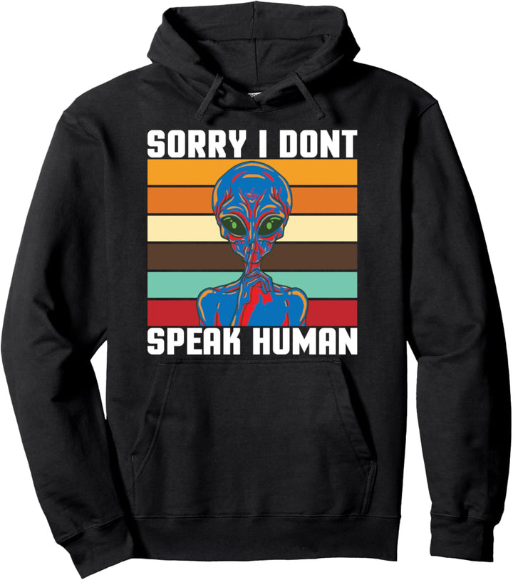 Lustiges Alien design vintage retro Pullover Hoodie