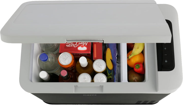 Kühlbox, tragbar, mit Kompression, 12/24 V, 35 l, grau
