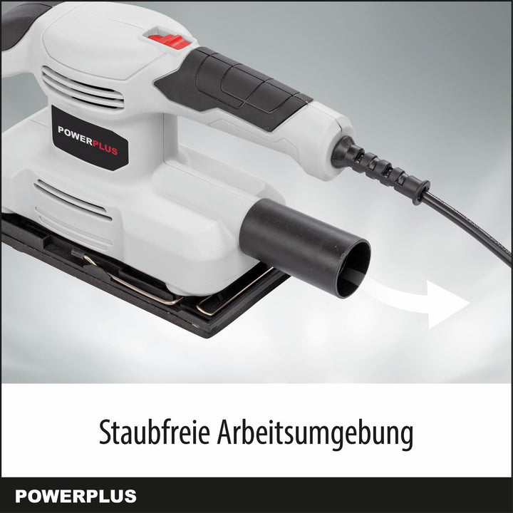 Powerplus Elektro-Schwingschleifer POWC40100 - Schleifmaschine 150W - Schleifpapier 185 x 90 mm - 24