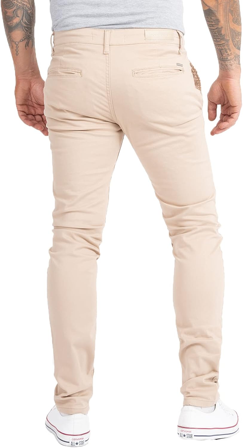 Indumentum Chino Hose Basic Slim Fit IS-305 31W / 30L Beige, 31W / 30L Beige