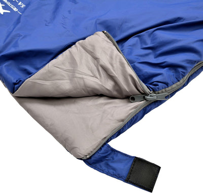 Agemore Schlafsack Leichte 3 Saison Schlafsack Hülse Form Mit Kapuze für Camping Wandern Trekking li