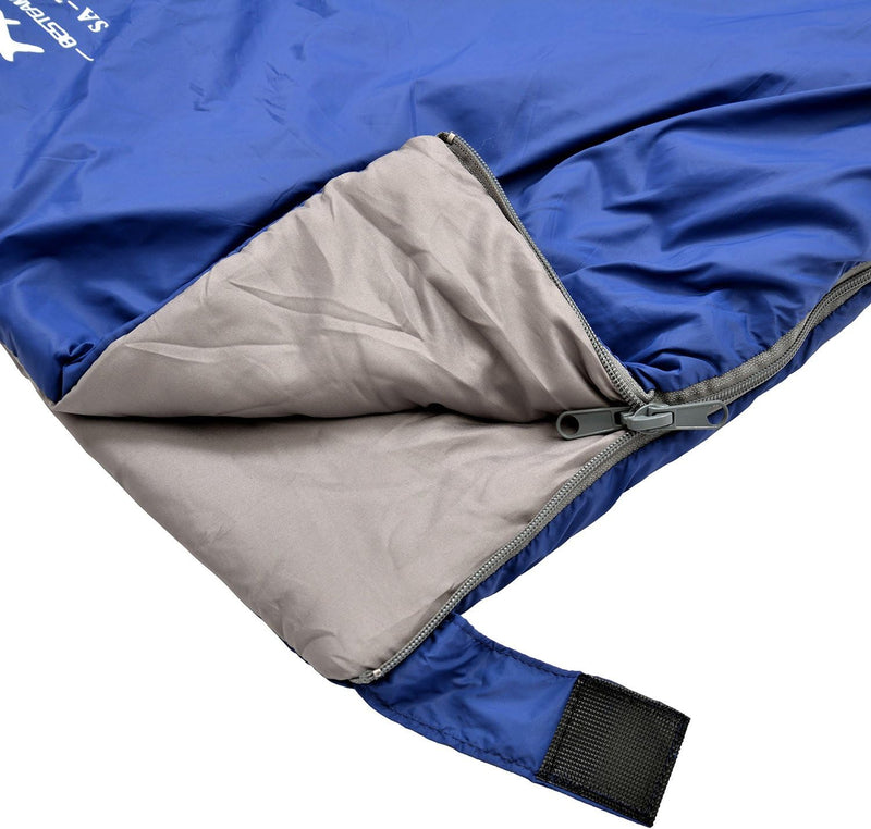 Agemore Schlafsack Leichte 3 Saison Schlafsack Hülse Form Mit Kapuze für Camping Wandern Trekking li