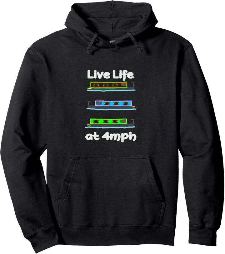 Narrow boat t-shirt Pullover Hoodie