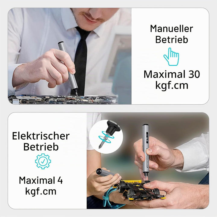 ARROWMAX Smart Elektrischer Schraubendreher Set, 70-in-1 Präzisions-Akkuschrauber mit Bluetooth App