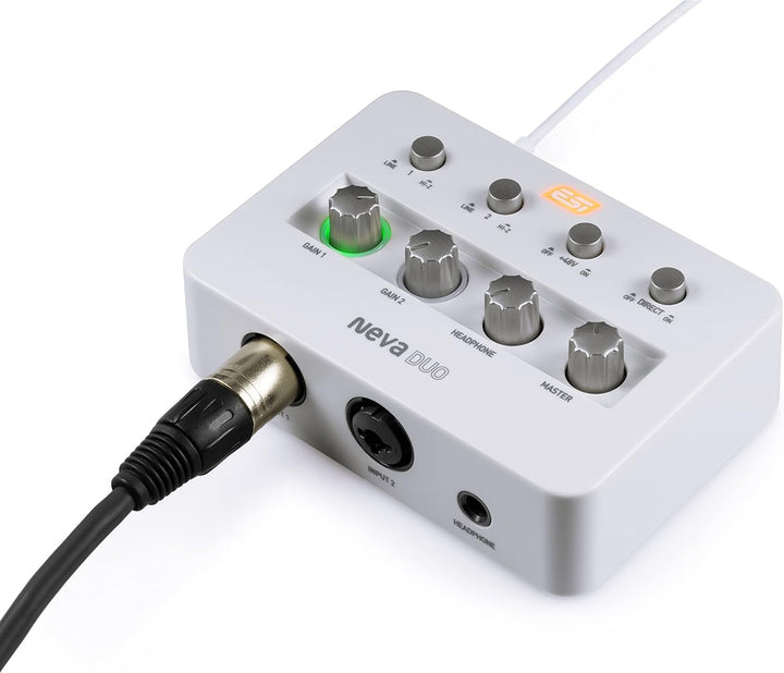 ESI Neva Duo | Professionelles 24-bit / 192 kHz USB Audio Interface, Neva Duo