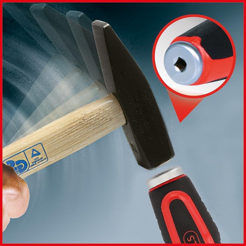 KS Tools 151.1150 ERGOTORQUEmax Schlagkappen-Schraubendreher-Satz, 13-tlg