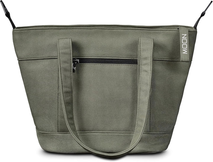 MOON V-SHAPE BAG onyx, Wickeltasche Moss Green, Moss Green
