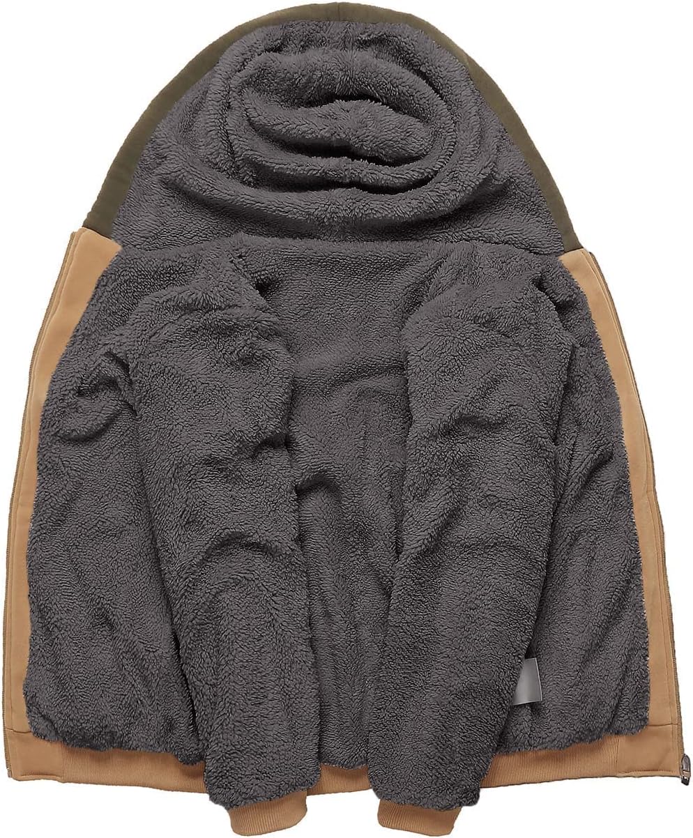 LLdress Kinder Fleecejacke Jungen Kapuzenjacke Sweatjacke Warme Winterjacken Jungen Kapuzenjacke mit