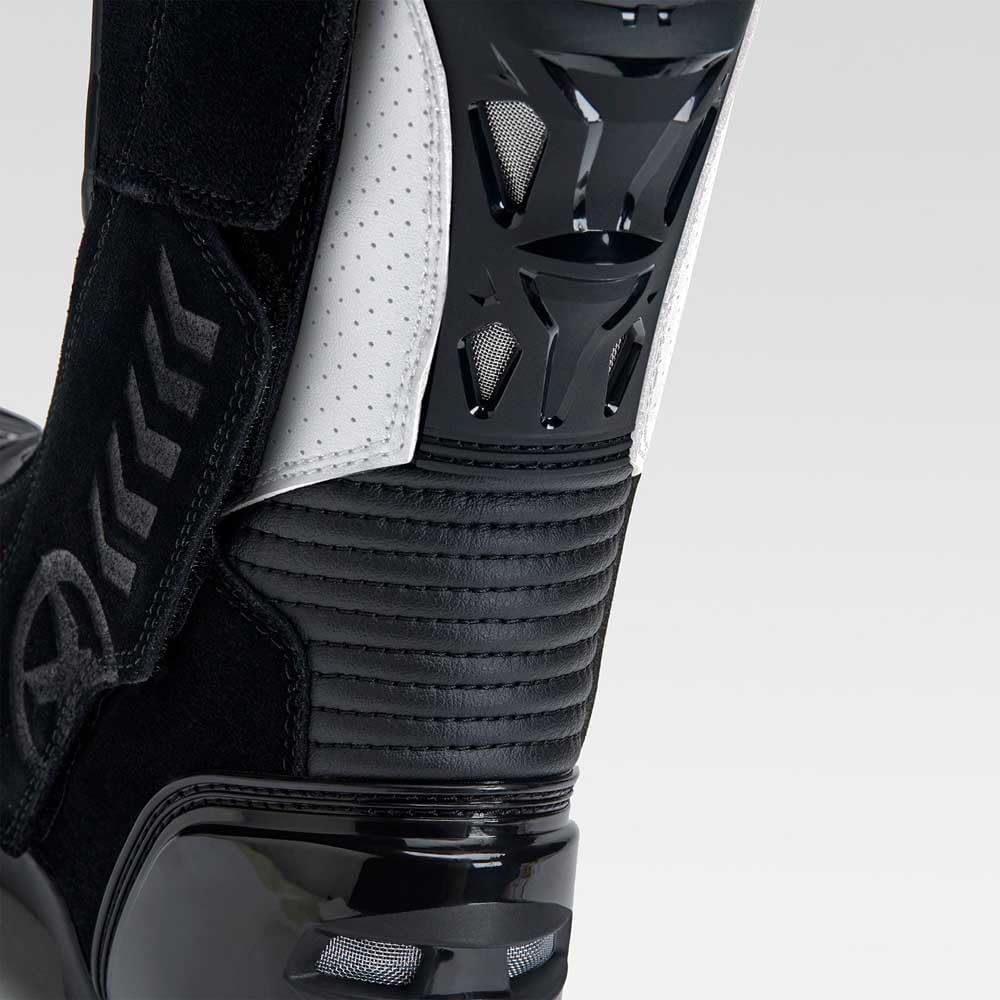XPD XP6-S Motorrad Stiefel, schwarz/weiss, 39 39 EU Schwarz Weiss, 39 EU Schwarz Weiss