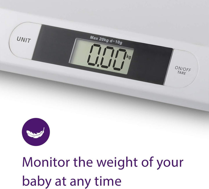 Topcom WG-2490 Babywaage, 20 kg Fassungsvermögen, auch für Kleintiere geeignet, 1 Stück (1er Pack)