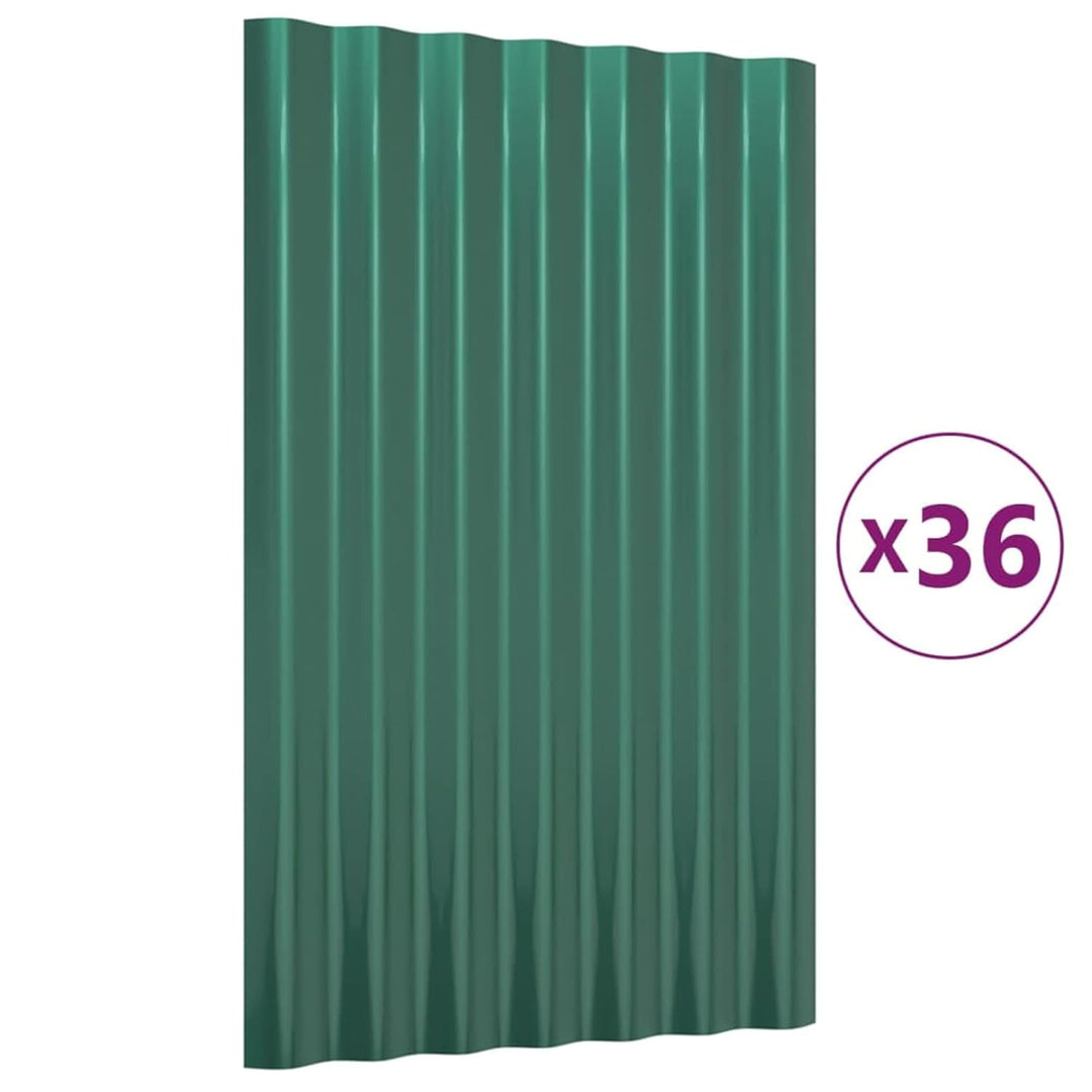 Susany 36 x Dachpaneel Paneele Bedachungsmaterial Dachplatten 60 x 36 cm (L x B) für Schuppen, Stall