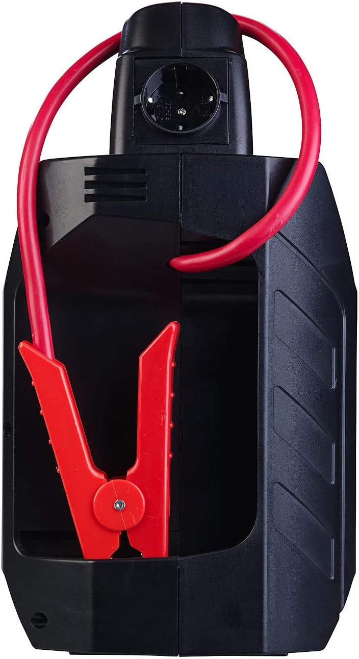 revolt Autostarter: 5in1-Starthilfe für 12/24V & Powerbank, 230 V, 2x12V, USB, 40Ah, 2000A (Kfz Star