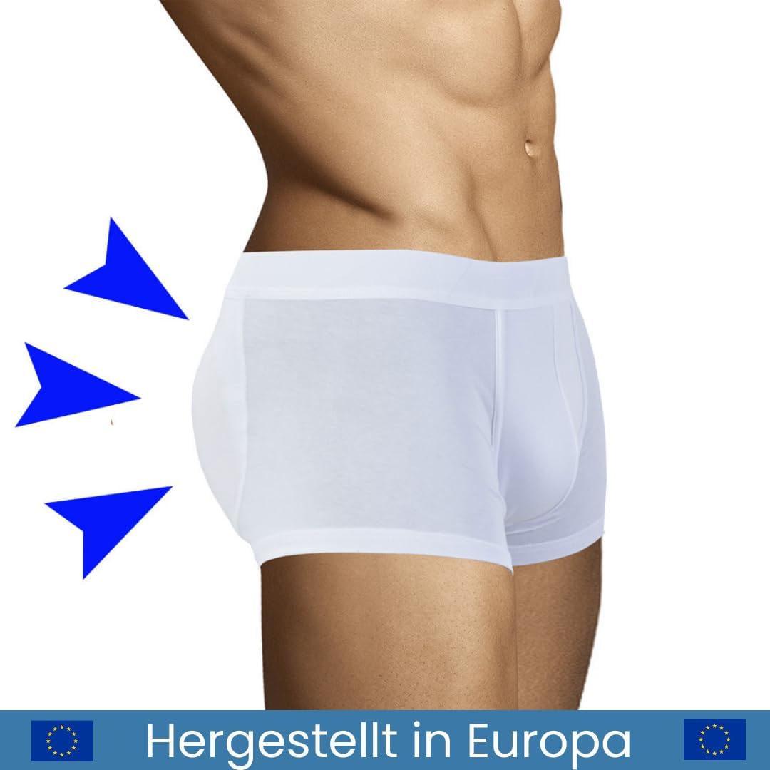 ARIUS Boxershorts mit Rückenpolsterung zur Erhöhung der Lautstärke und der Grösse des Gesässes und d