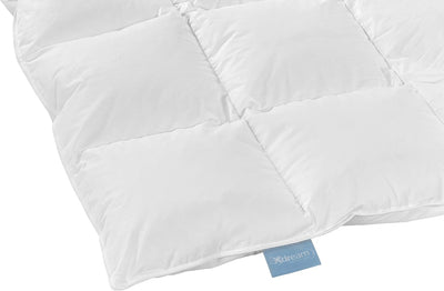 XDREAM Nature Daunendecke warm | 90% Daunen / 10% Federn | Füllgewicht: 740g | Downpass und Öko-Tex