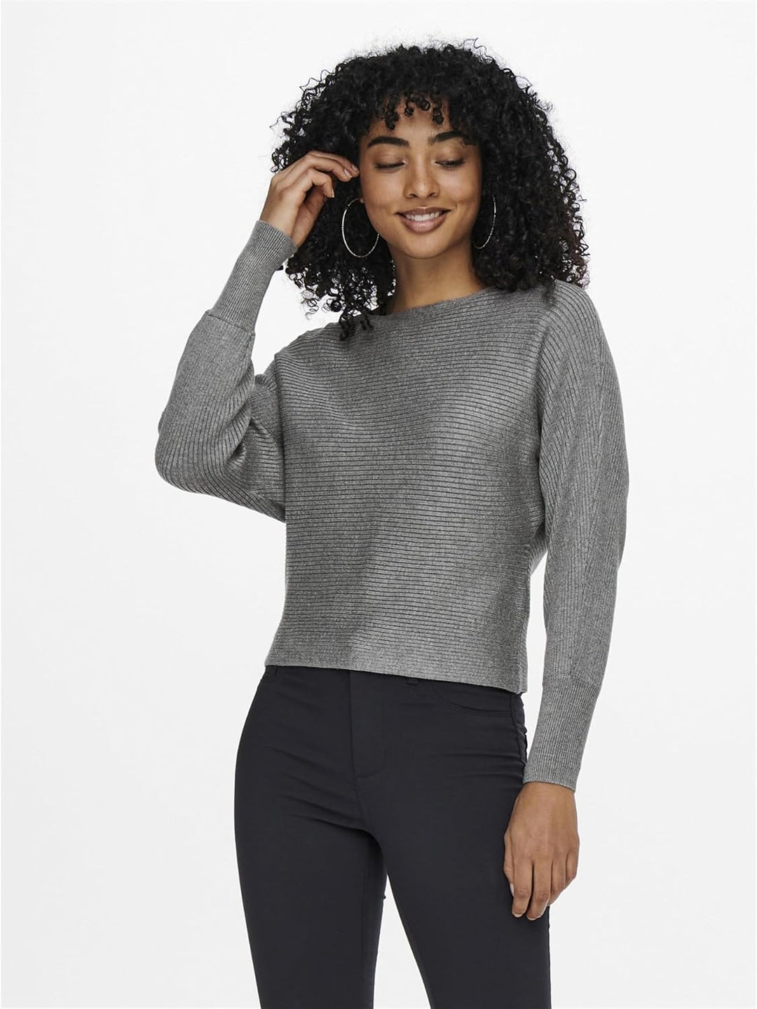 ONLY Female Strickpullover ONLADALINE Strickpullover, Medium Grey Melange