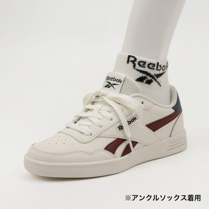 Reebok Unisex Court Advance Sneaker 36 EU Chalk Chalk Retrored, 36 EU Chalk Chalk Retrored