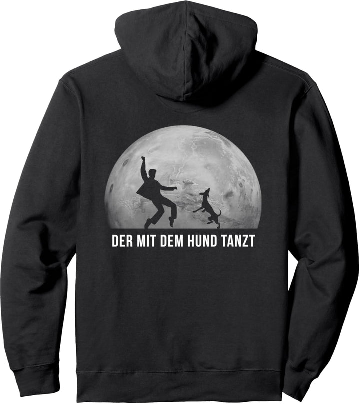 Der mit dem Hund tanzt Outfit Hunde Besitzer Freunde Design Pullover Hoodie