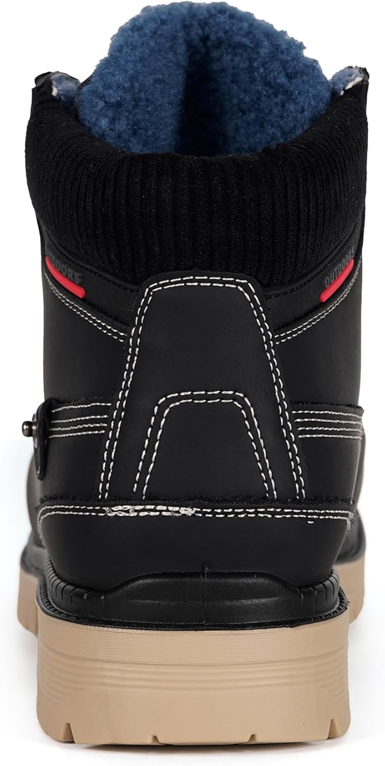 Unisex Winterstiefel Warm Winterschuhe Gefütterte Stiefeletten Wasserdicht Boots Gr.36-47, 40 EU Sch