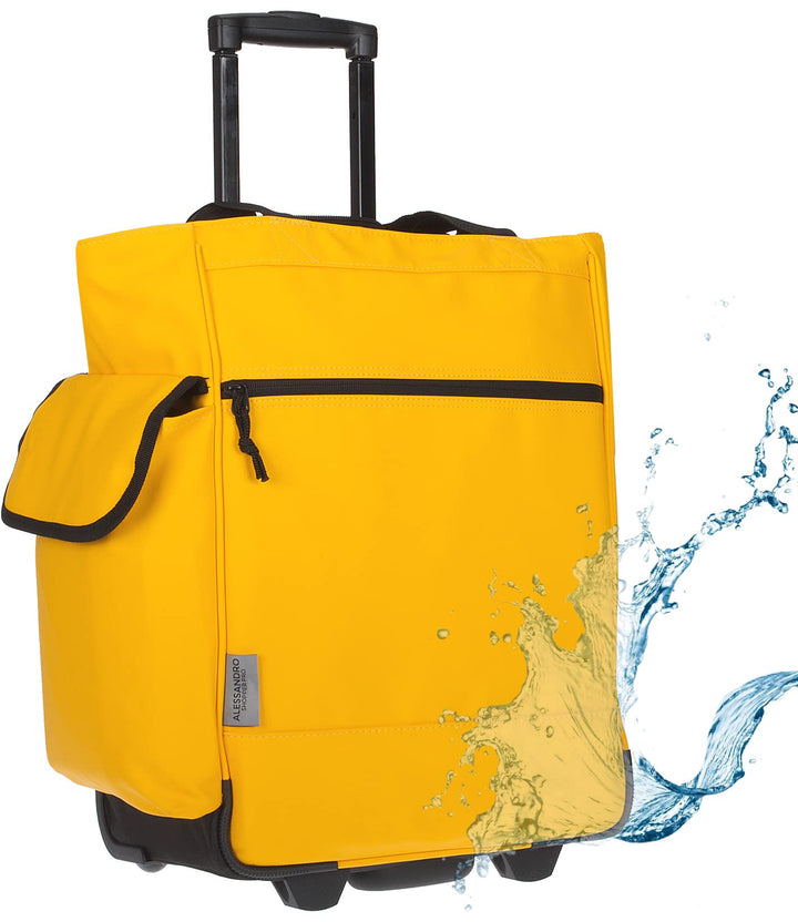 Alessandro Einkaufsroller Shoppingtrolley Einkaufstrolley (12893 LKW-Plane Yellow),