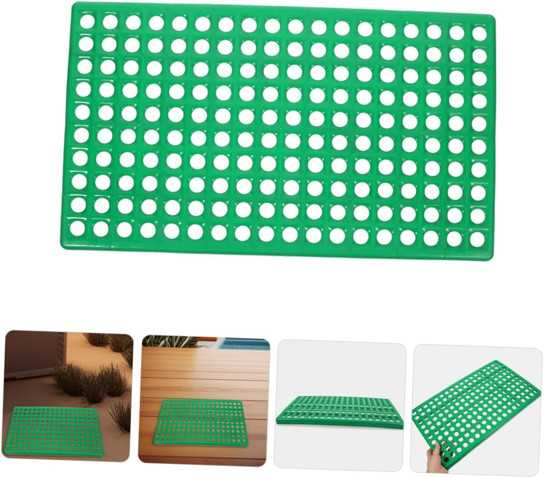 2 STÜCK Kaninchenkäfig Bodenplatten aus Abs Kunststoff mit Runden Lüftungslöchern Langlebige Stabile