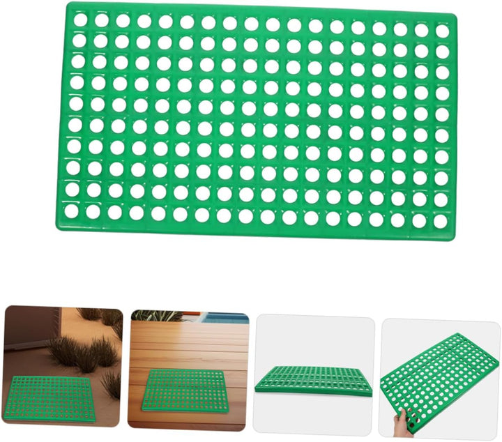 2 STÜCK Kaninchenkäfig Bodenplatten aus Abs Kunststoff mit Runden Lüftungslöchern Langlebige Stabile