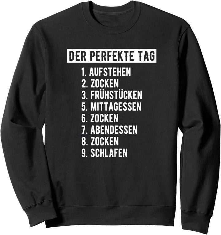 Lustige Zocker Gamer Gaming Kleidung Geschenk Sweatshirt