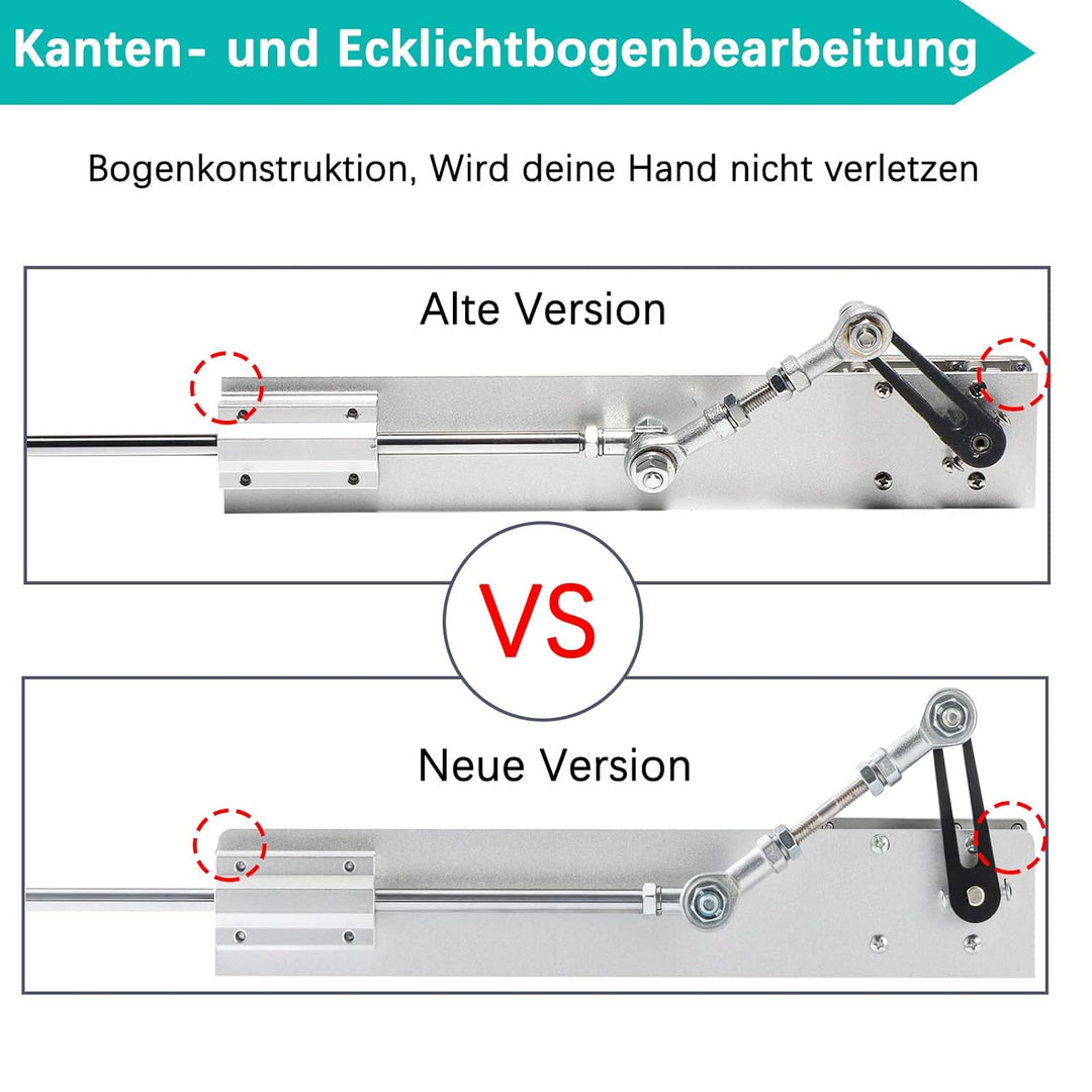 Hubkolbenmotor DC 24V Linearaktuator DIY Motor 3-15cm Hub 120rpm mit Drehzahlregler und Ende Verbind