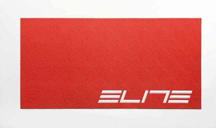 Elite Trainingsmatte Rot 180x90cm – Bodenschutz Rutschfest Schalldämmend – Für Hometrainer Indoor Tr