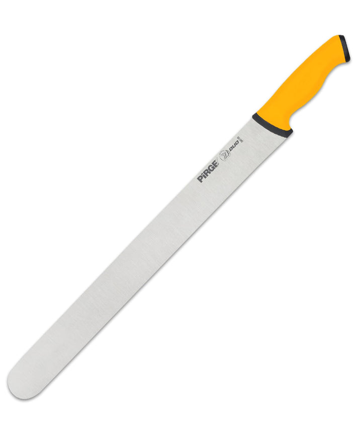 Pirge Duo Dönermesser 45 cm Gelb - Aufschnittmesser - Schärfstes Döner Langmesser - Schneidemesser -