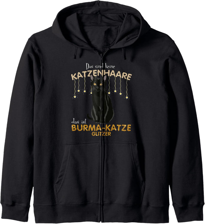 Das sind keine Katzenhaare das ist Burma-Katze Kapuzenjacke