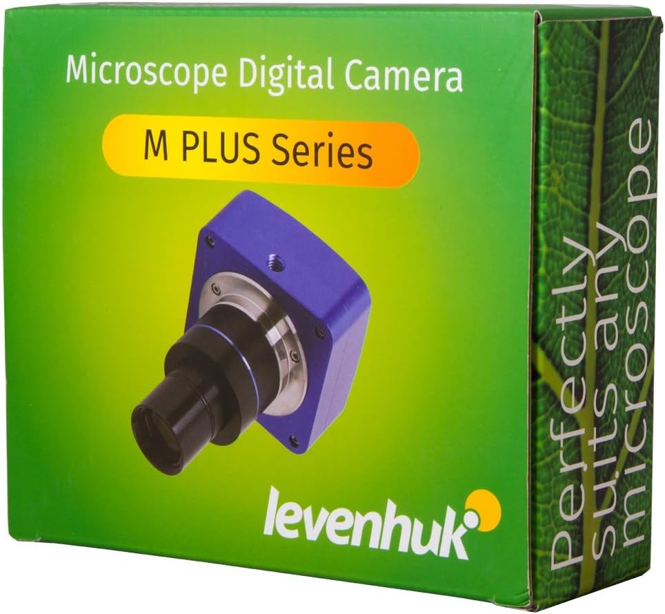 Levenhuk M800 Plus Digitalkamera für Mikroskope, mit Erforderlicher Software (Kompatibel mit Mac, Li