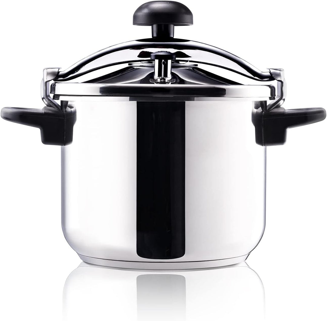 Taurus Classic Moments 8L Schnellkochtopf, Fassungsvermögen 8L, Druckregelventil, Kaltberührung, für
