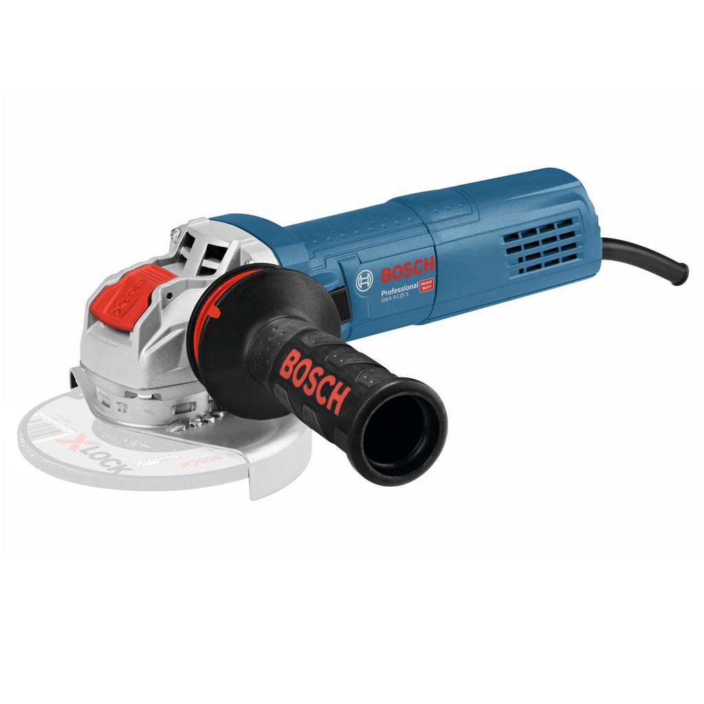 Bosch Professional Winkelschleifer GWX 9-125 S mit X-LOCK (Scheiben-Ø: 125mm, Leistung 900 Watt, ink