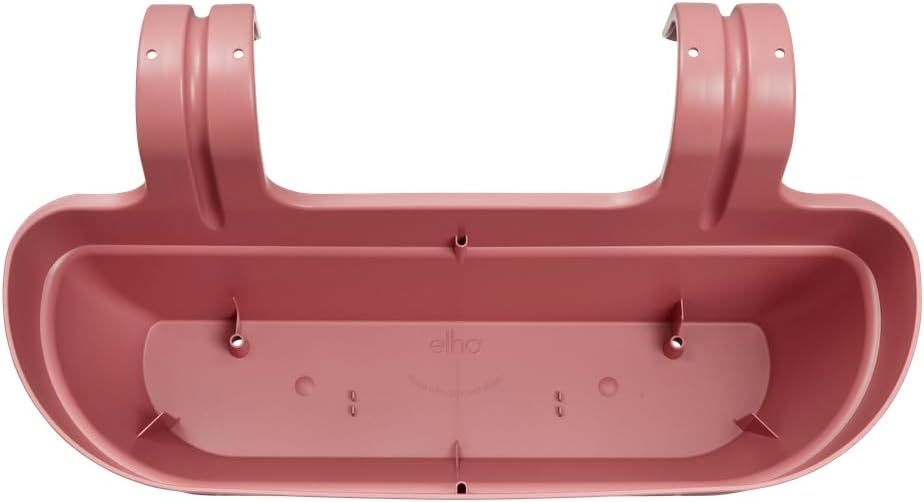 elho Vibia Campana Easy Hanger L 46 - Übertopf für Balkon & Aussen - Ø 46.0 x H 26.5 cm - Rosa/Puder