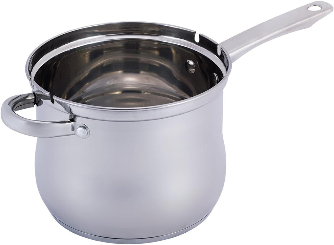 3.5L Frittiertopf Friteuse Frites Kochtopf Frittierpfanne Pommestopf mit Frittierkorb Pommes Indukti