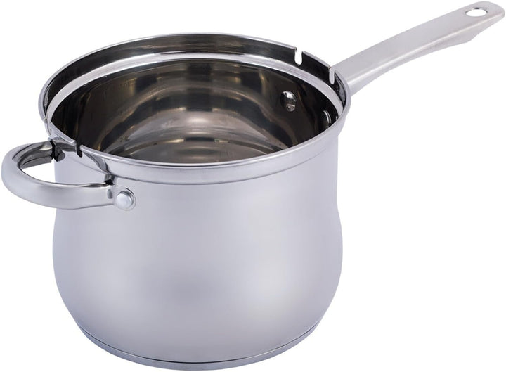 3.5L Frittiertopf Friteuse Frites Kochtopf Frittierpfanne Pommestopf mit Frittierkorb Pommes Indukti